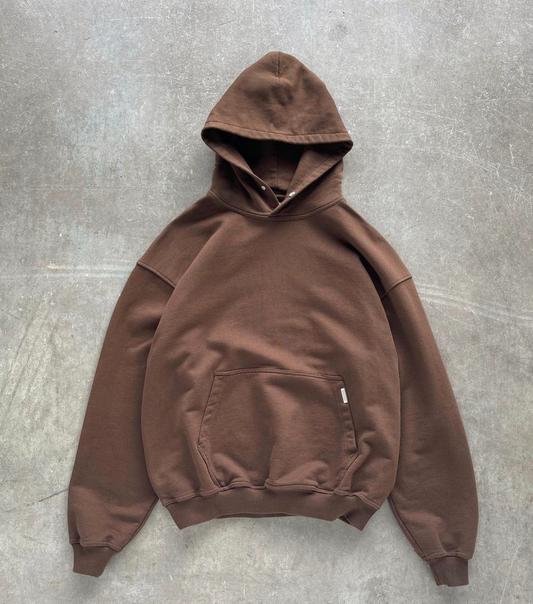 BLANK MOCHA CR3W HOODIE