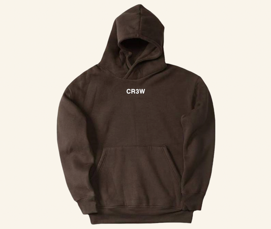 BROWN CR3W HOODIE